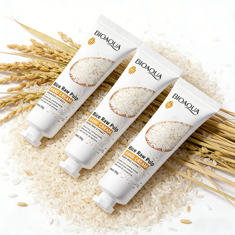 3/5pcs BIOAQUA White Rice Hand - Skincare Bioaqua reseña y precio