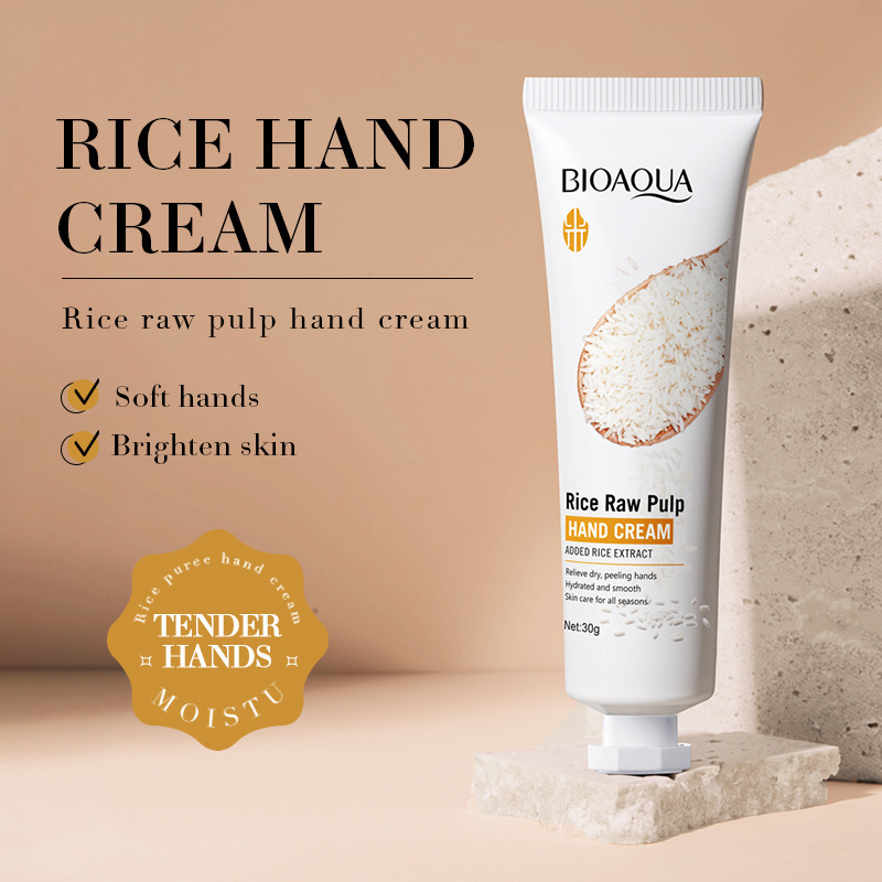 3/5pcs BIOAQUA White Rice Hand - Skincare Bioaqua reseña y precio
