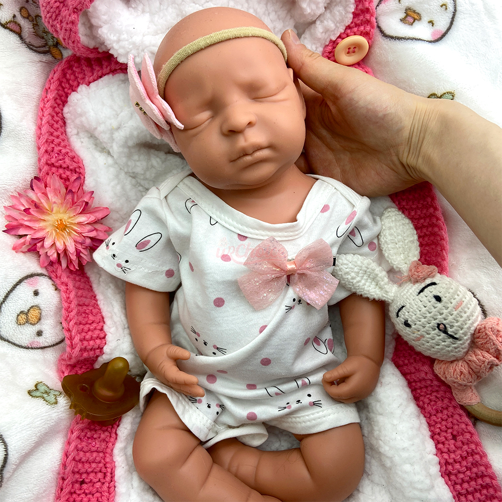 45cm Full Silicone Weighted Re - Skincare Newborn reseña y precio