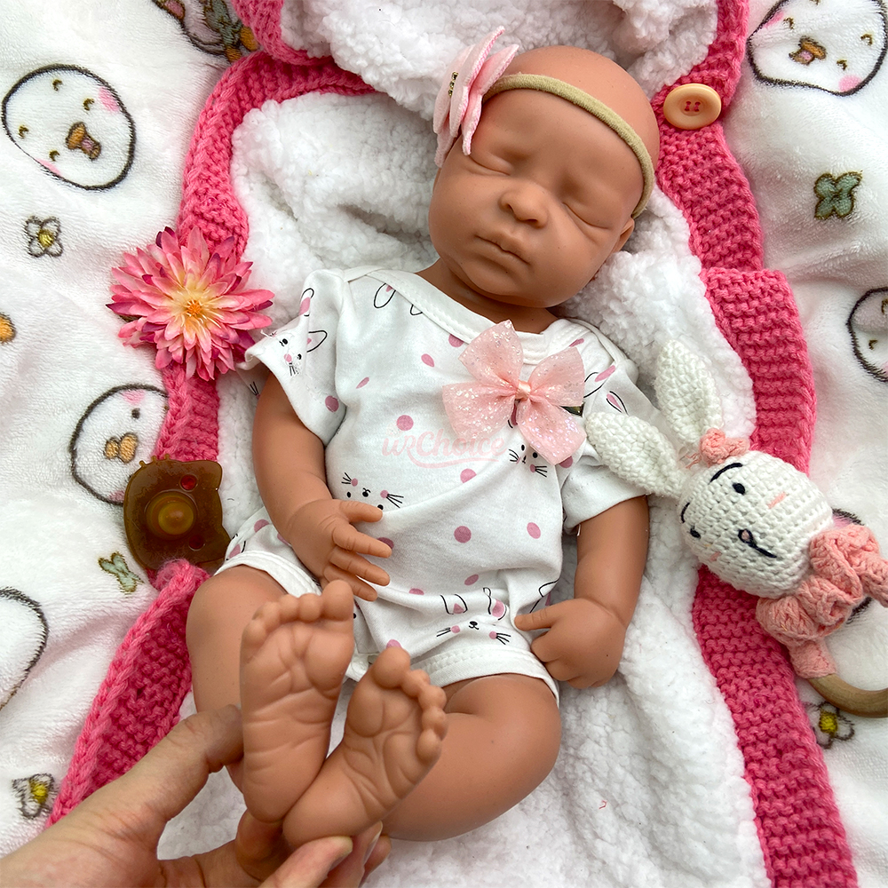 45cm Full Silicone Weighted Re - Skincare Newborn reseña y precio