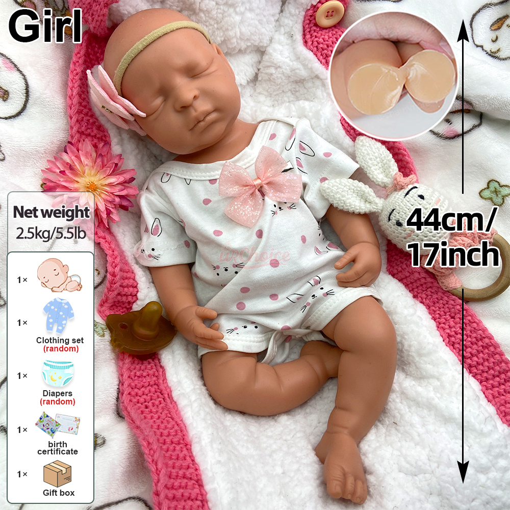 45cm Full Silicone Weighted Re - Skincare Newborn reseña y precio