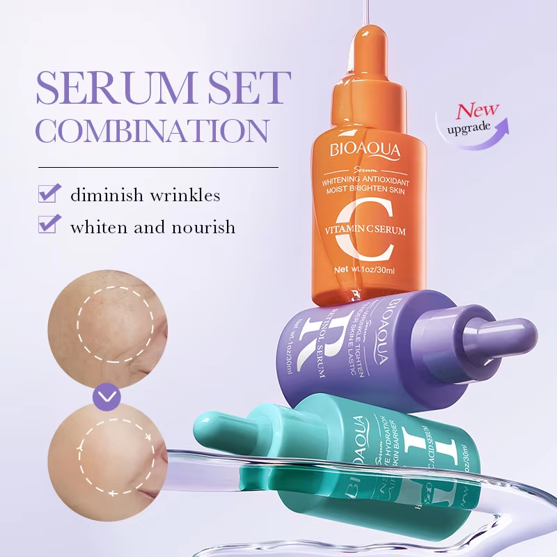 3pcs/set BIOAQUA Vitamin C Ret - Skincare Bioaqua reseña y precio