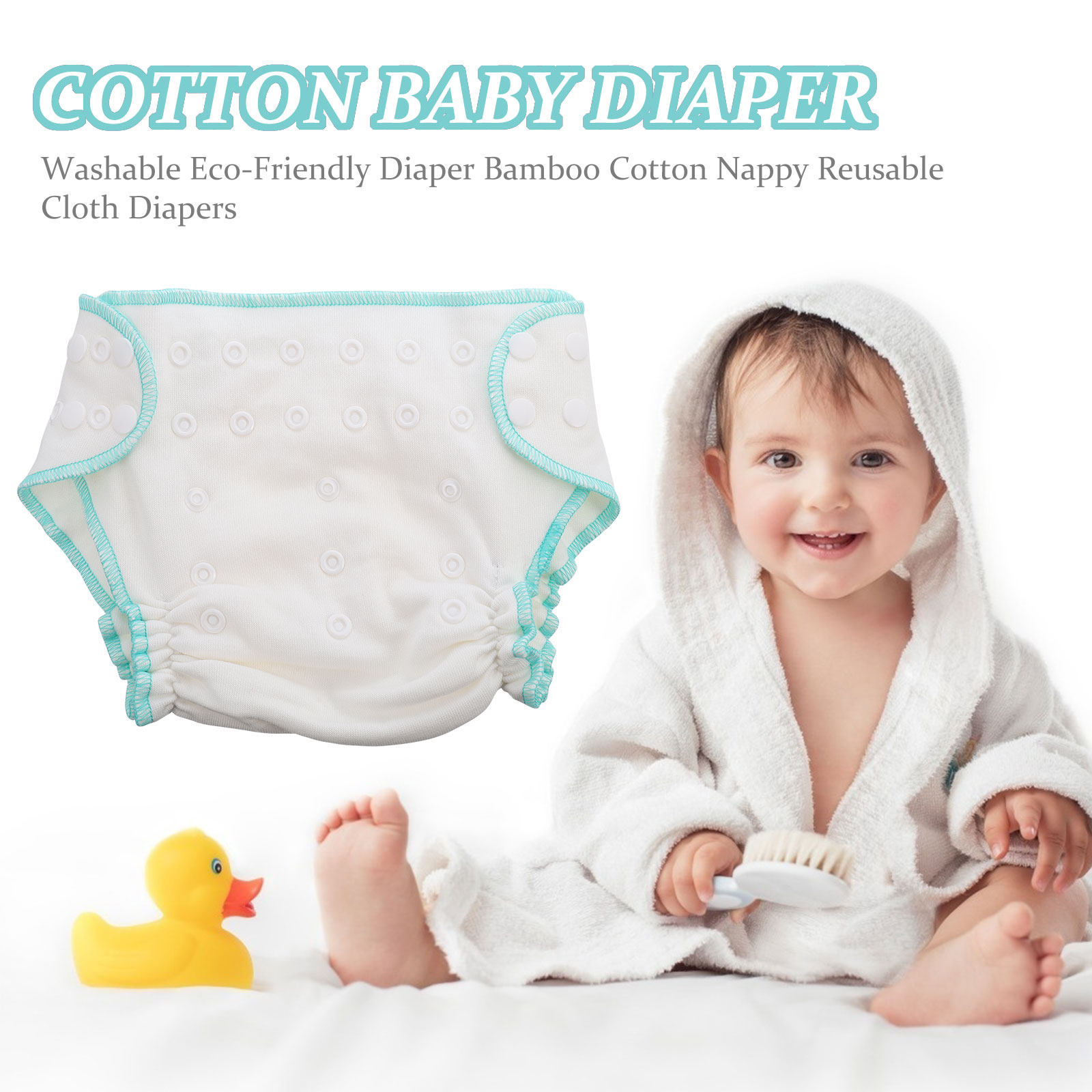Bamboo Cotton Baby Diaper Wash - Skincare Newborn reseña y precio