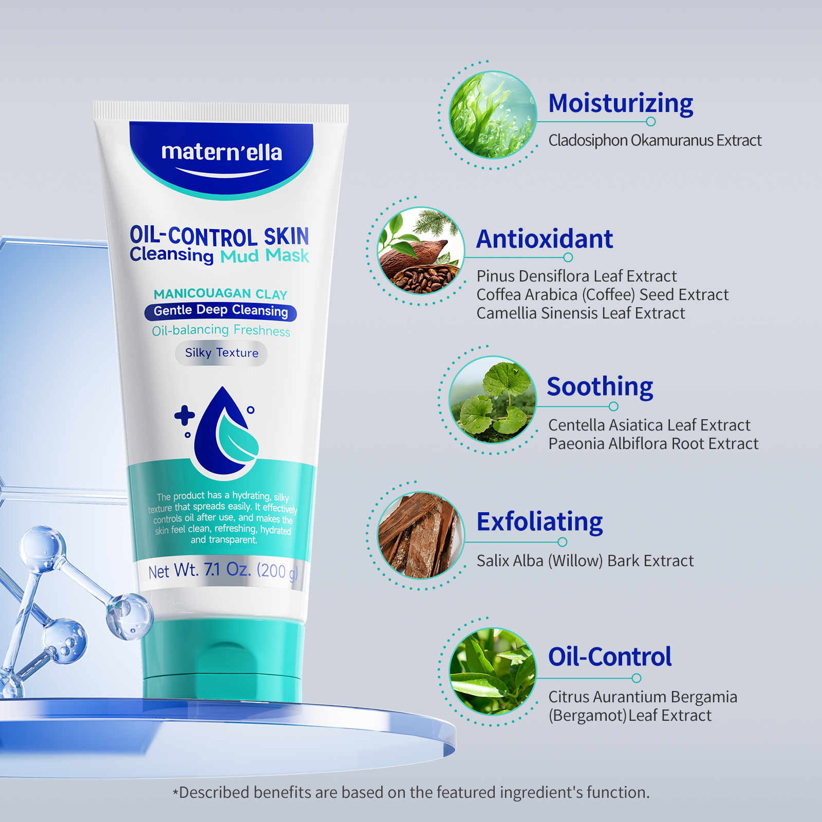 Matern'ella Manicouagan Clay M - Mud Mask Kaolin reseña y precio