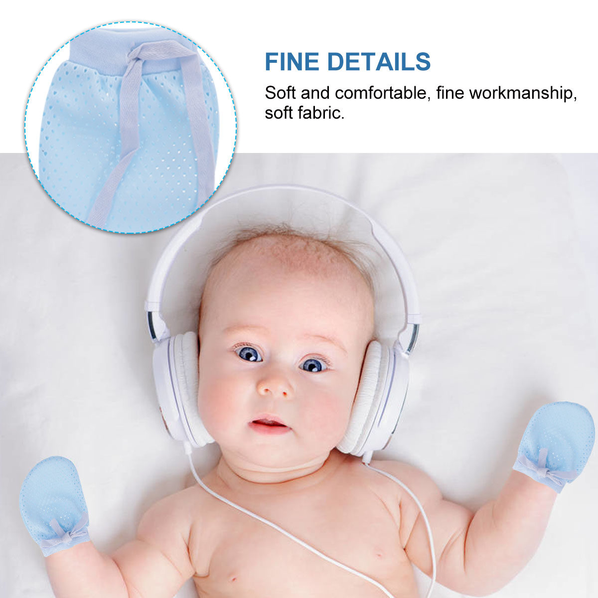 6Pcs Newborn Baby Gloves Anti  - Skincare Newborn reseña y precio