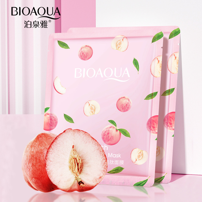 10pcs BIOAQUA Honey Peach Face - Skincare Bioaqua reseña y precio