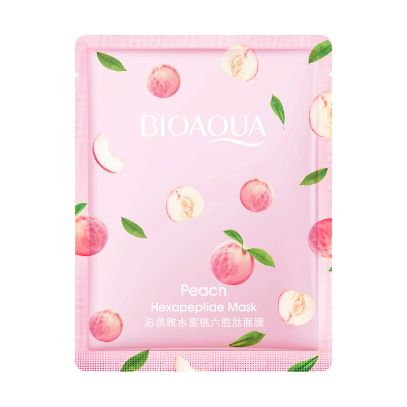 10pcs BIOAQUA Honey Peach Face - Skincare Bioaqua reseña y precio