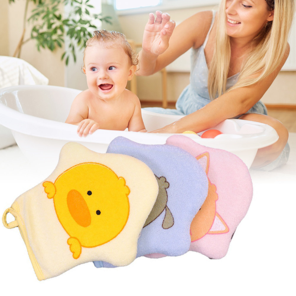 4pcs Shower Sponge Cartoon Set - Skincare Newborn reseña y precio
