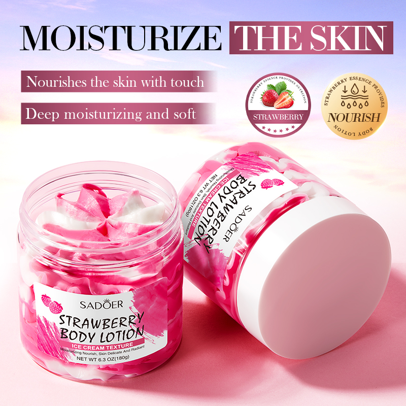 180g Strawberry Body Lotion, C - Skincare Ingredients reseña y precio