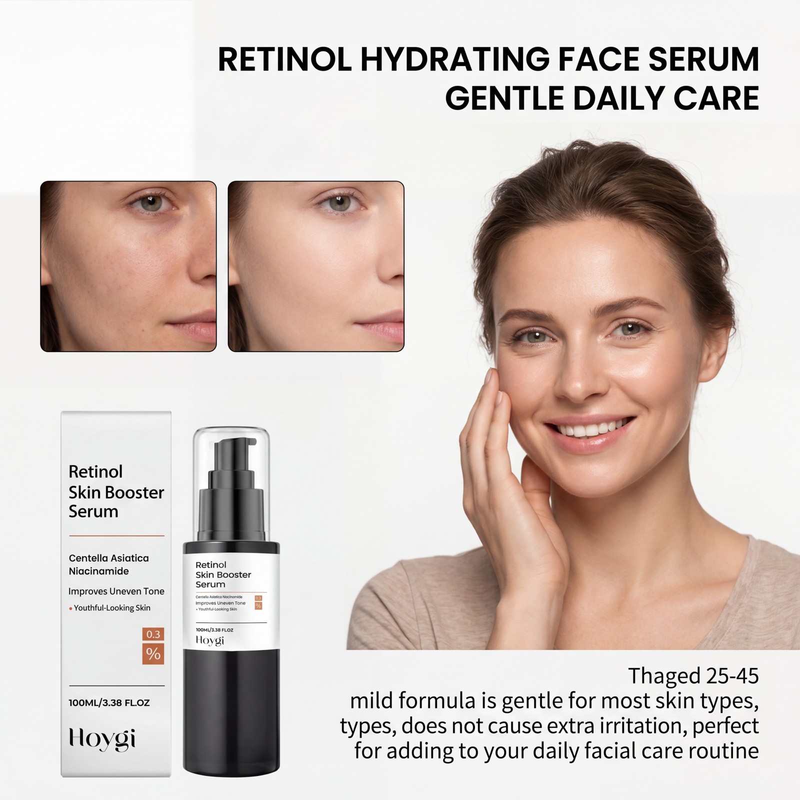 100ml Retinol Skin Booster Ser - Skincare Ingredients reseña y precio