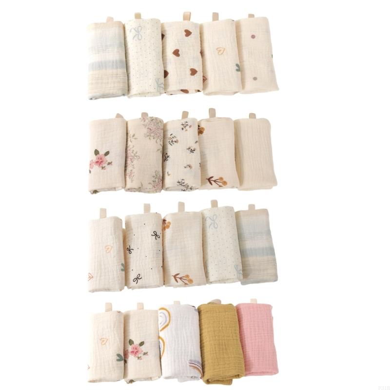 5Pcs/set Cotton Baby Burp Clot - Skincare Newborn reseña y precio