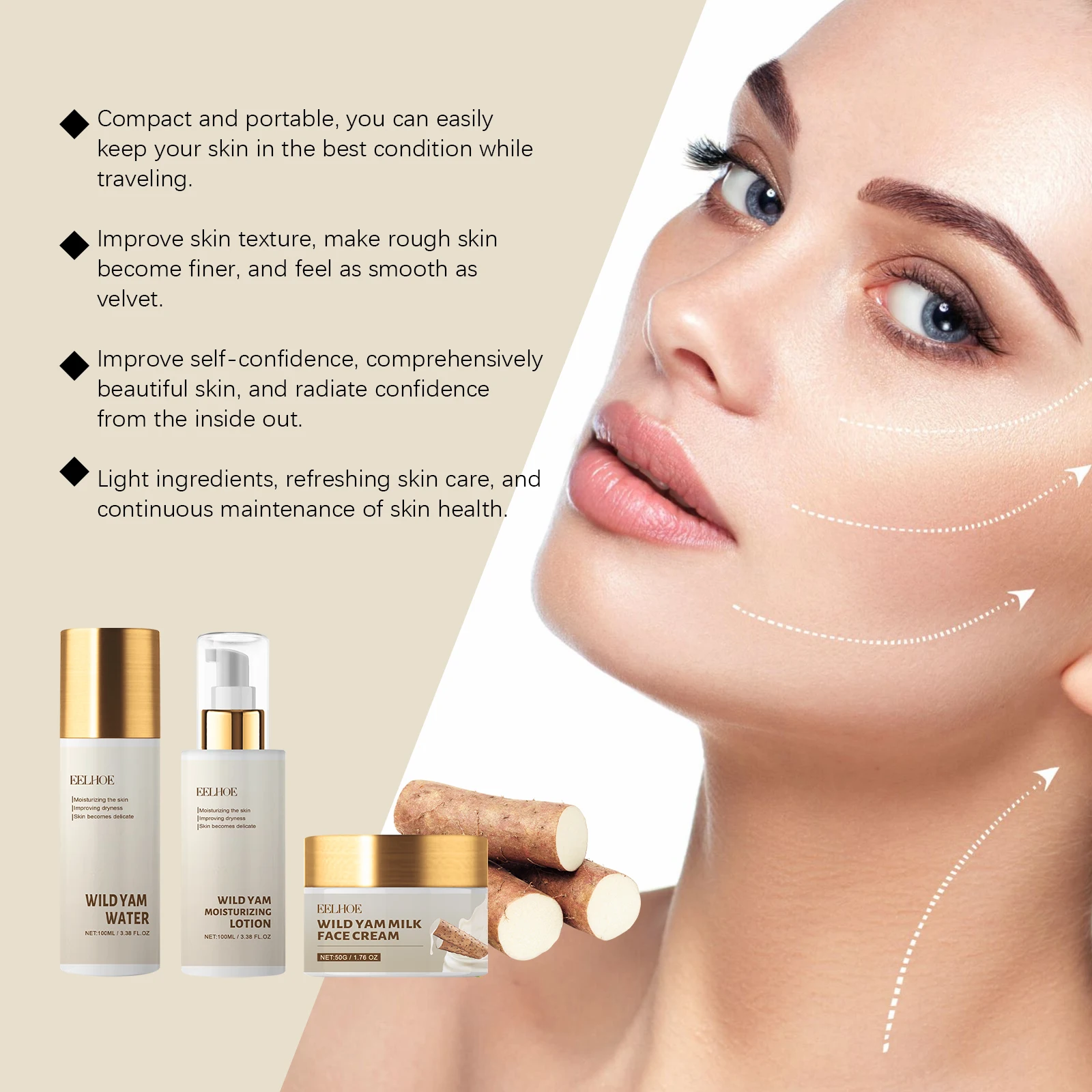 Wild Yam Moisturizing Skin Car - Skincare Oat reseña y precio