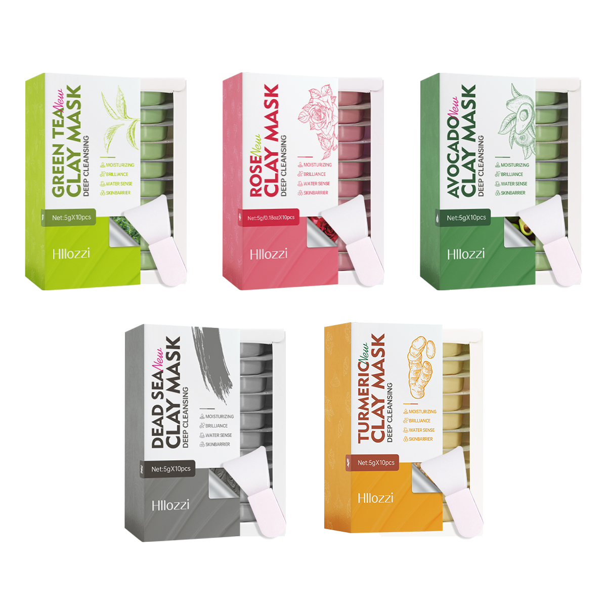 5g*10pcs Facial Cleansing Mud  - Mud Mask Kaolin reseña y precio
