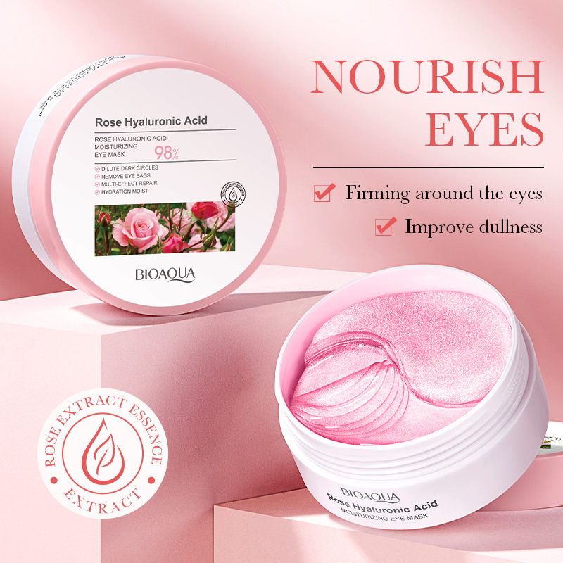 60pcs/box BIOAQUA Rose Hyaluro - Skincare Bioaqua reseña y precio