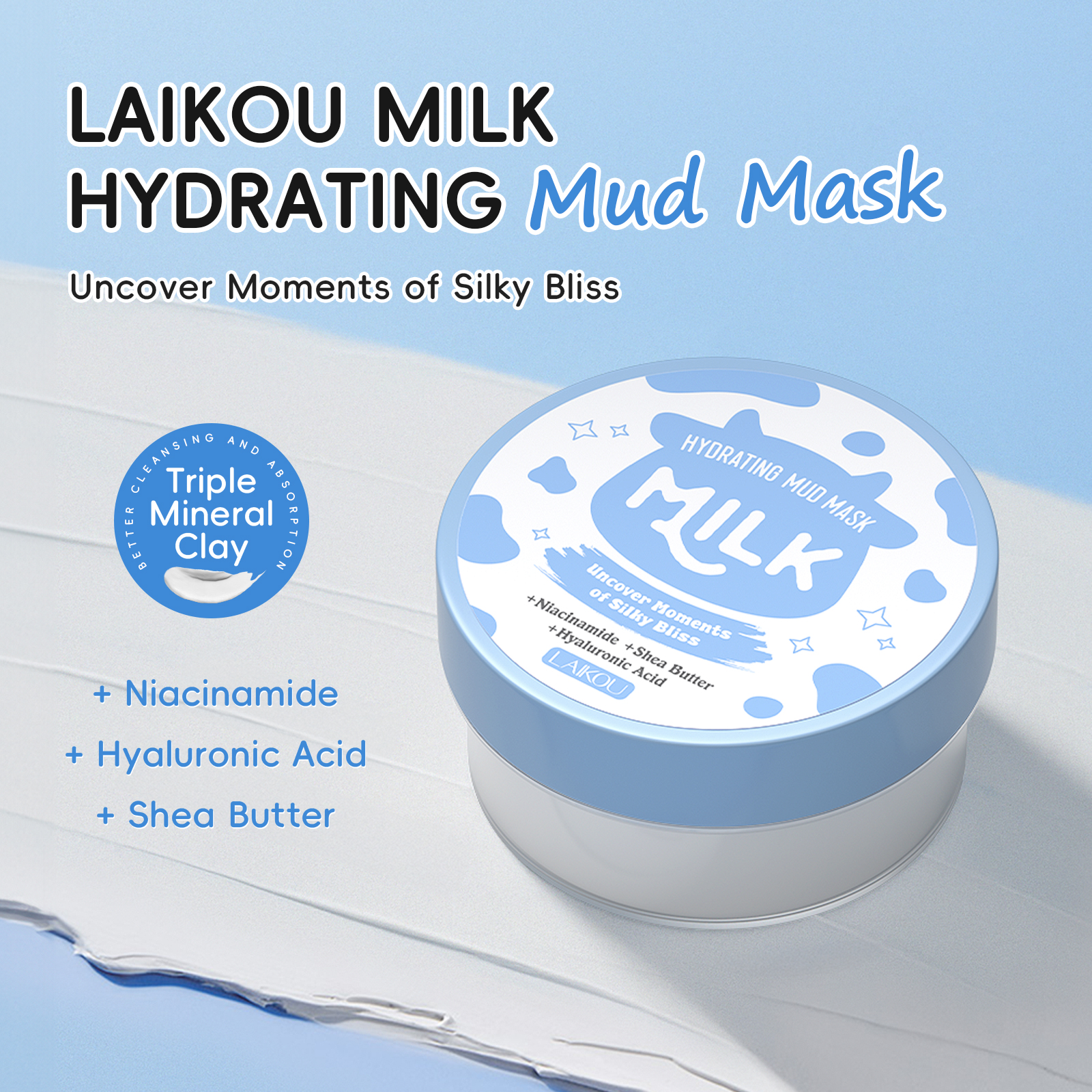 LAIKOU Milk Hydrating Mud Mask - Mud Mask Kaolin reseña y precio