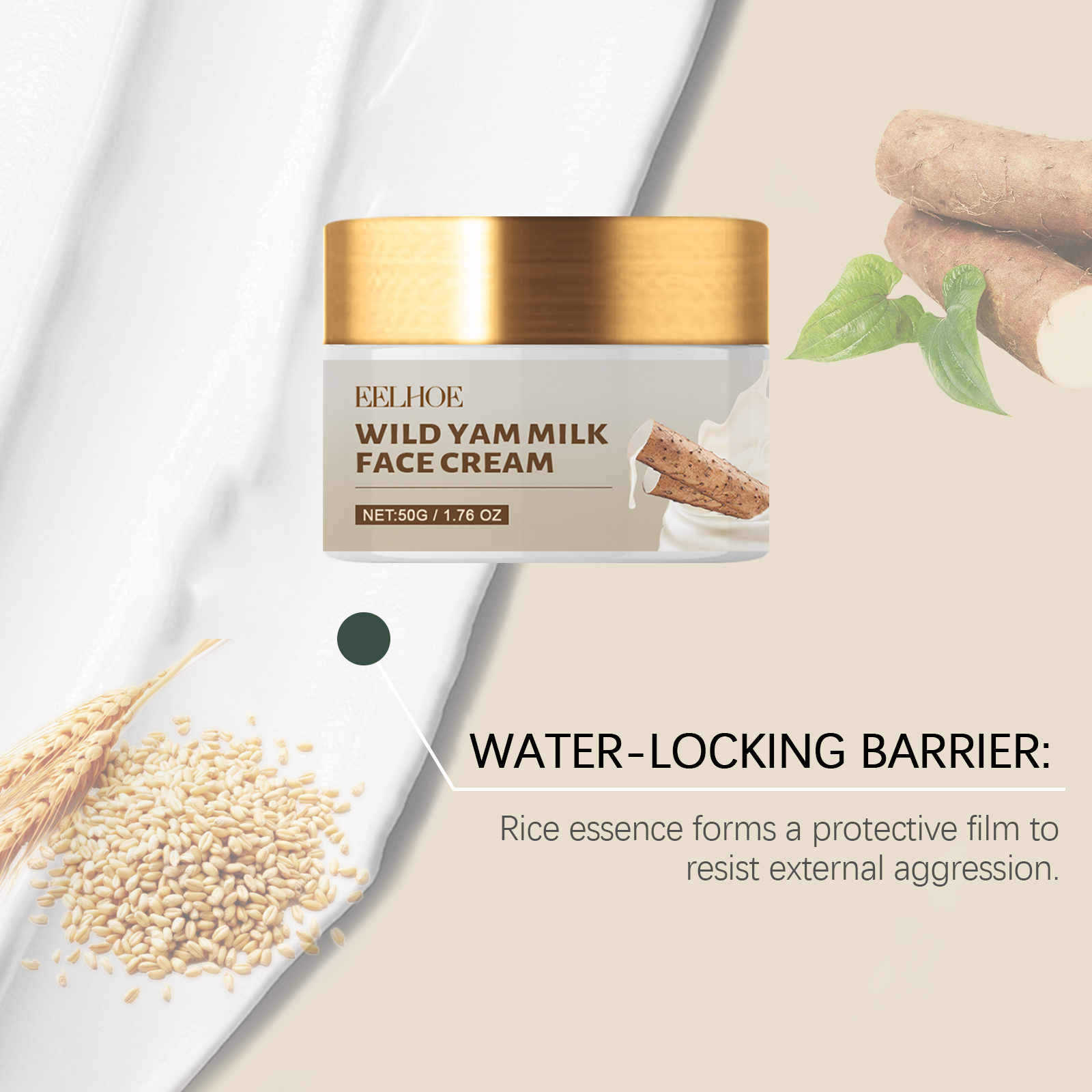 EELHOE Wild Yam Moisturizing f - Skincare Oat reseña y precio