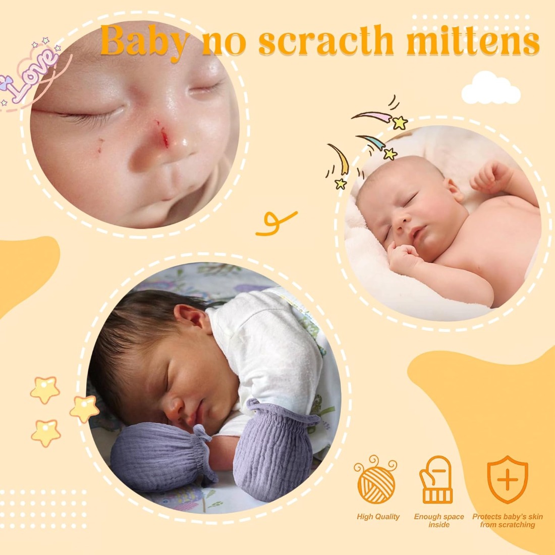 100% Pure Cotton Muslin Newbor - Skincare Newborn reseña y precio