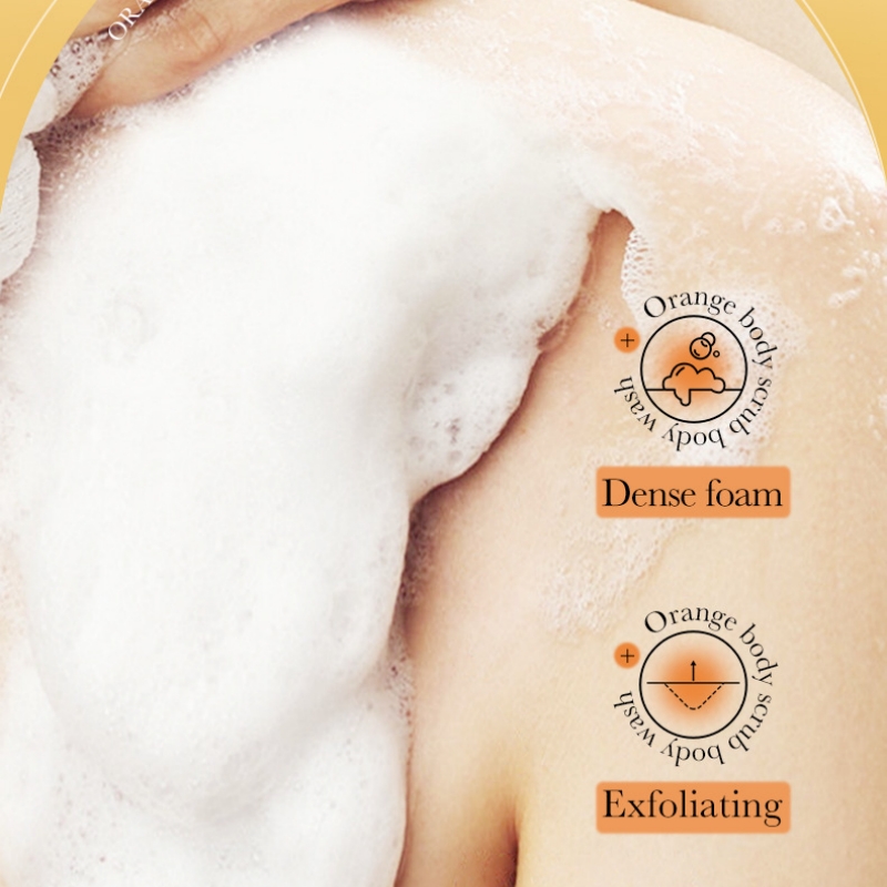 300ml Orange Body Scrub Shower - Skincare Ingredients reseña y precio