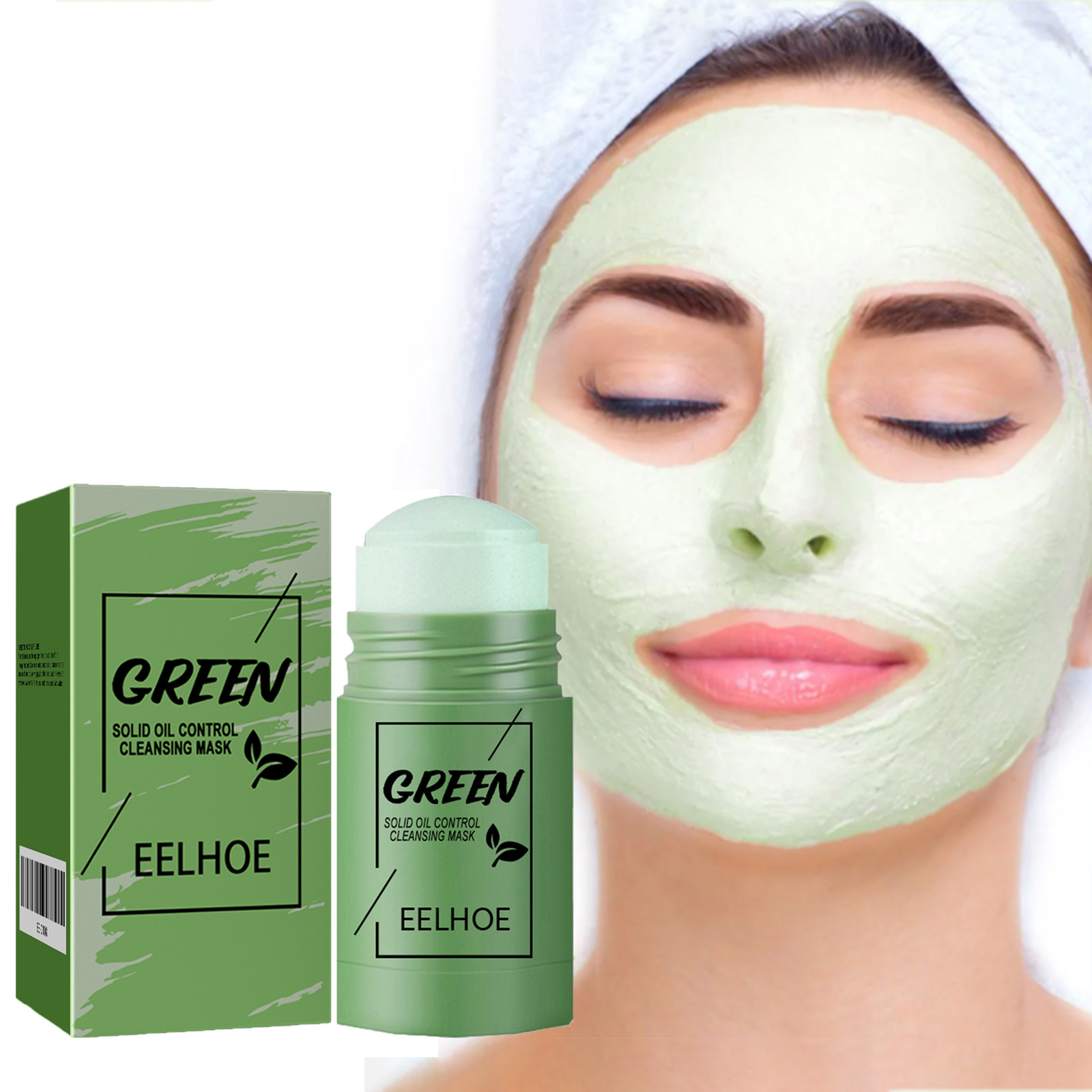 Green Tea Cleansing Solid Face - Mud Mask Kaolin reseña y precio