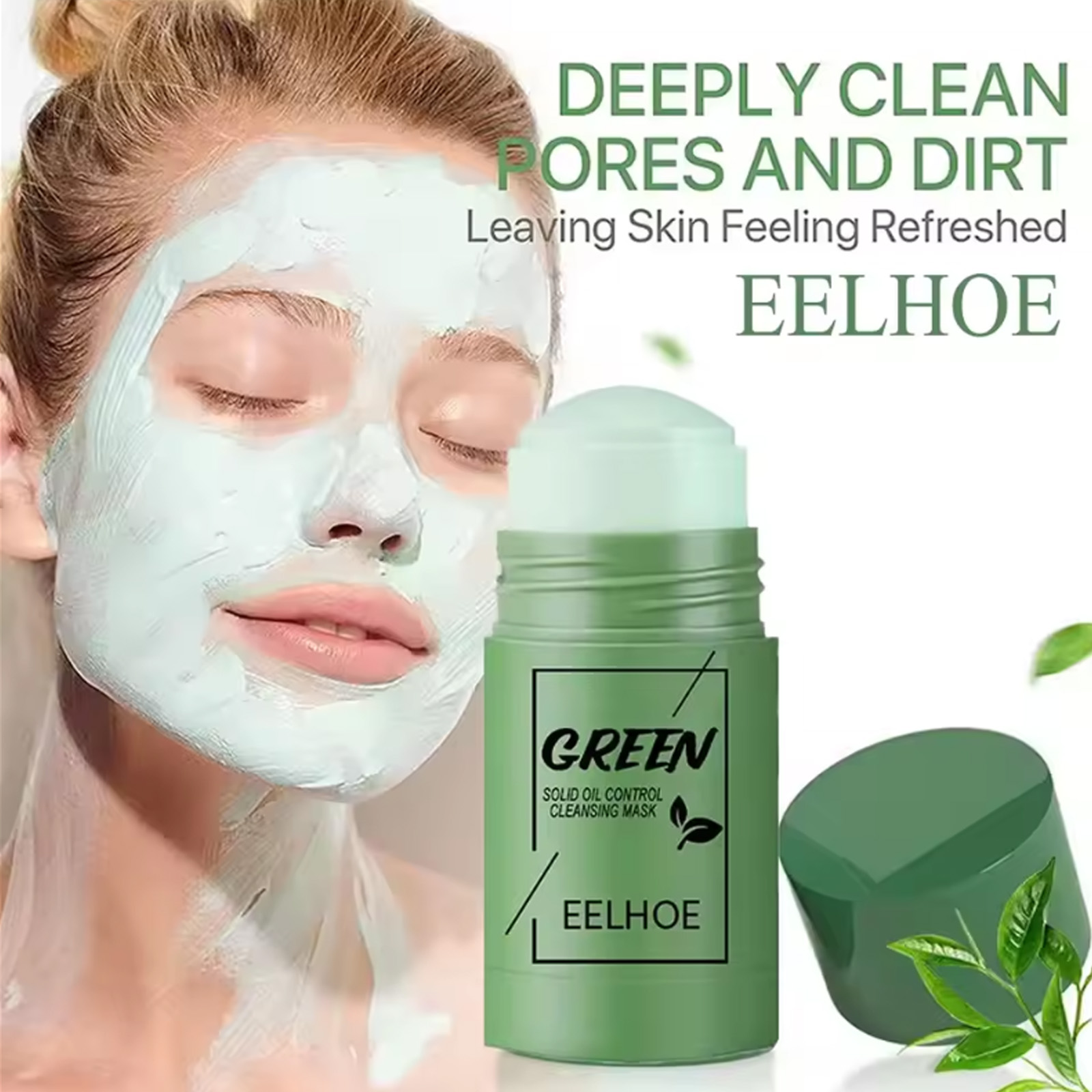 Green Tea Cleansing Solid Face - Mud Mask Kaolin reseña y precio