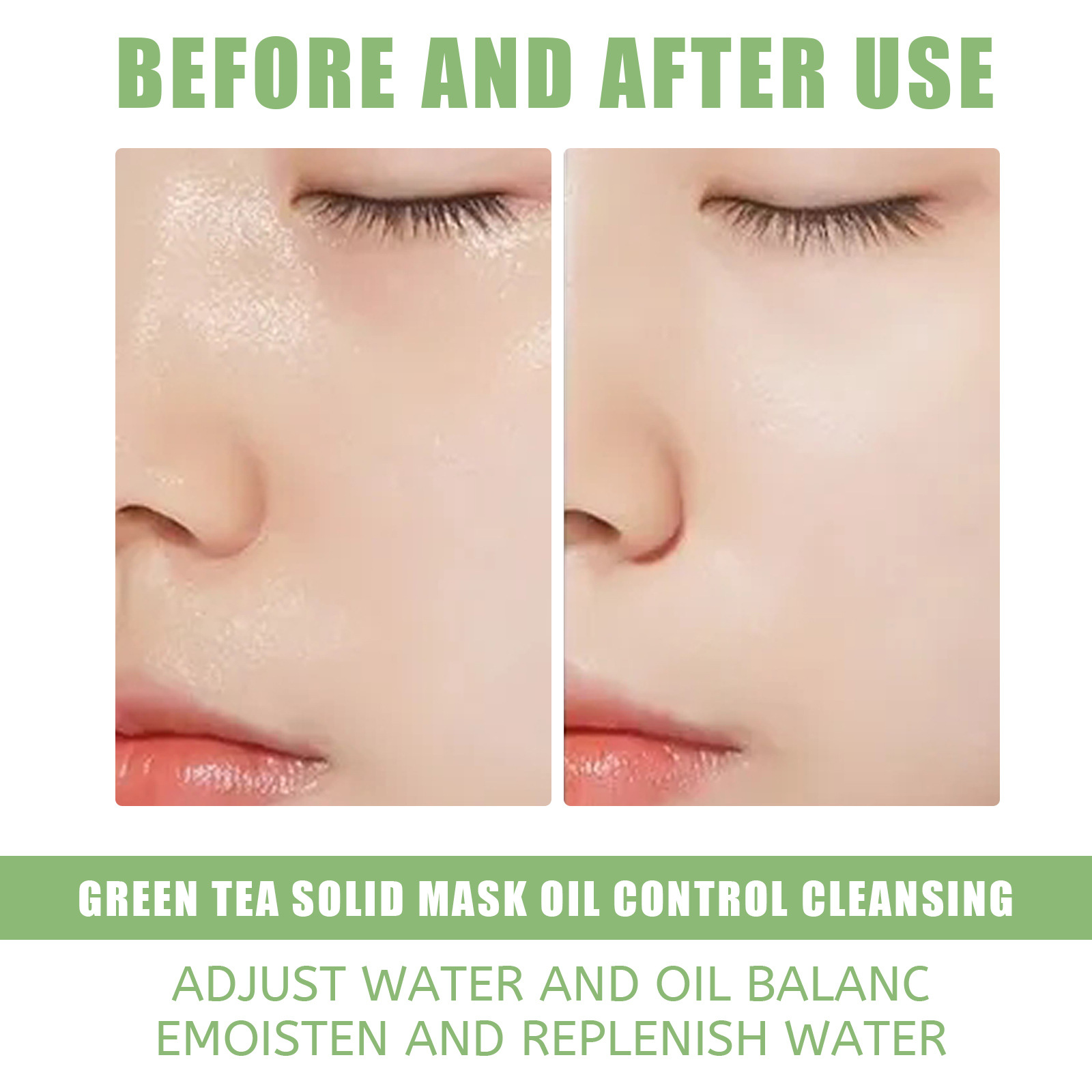 Green Tea Cleansing Solid Face - Mud Mask Kaolin reseña y precio