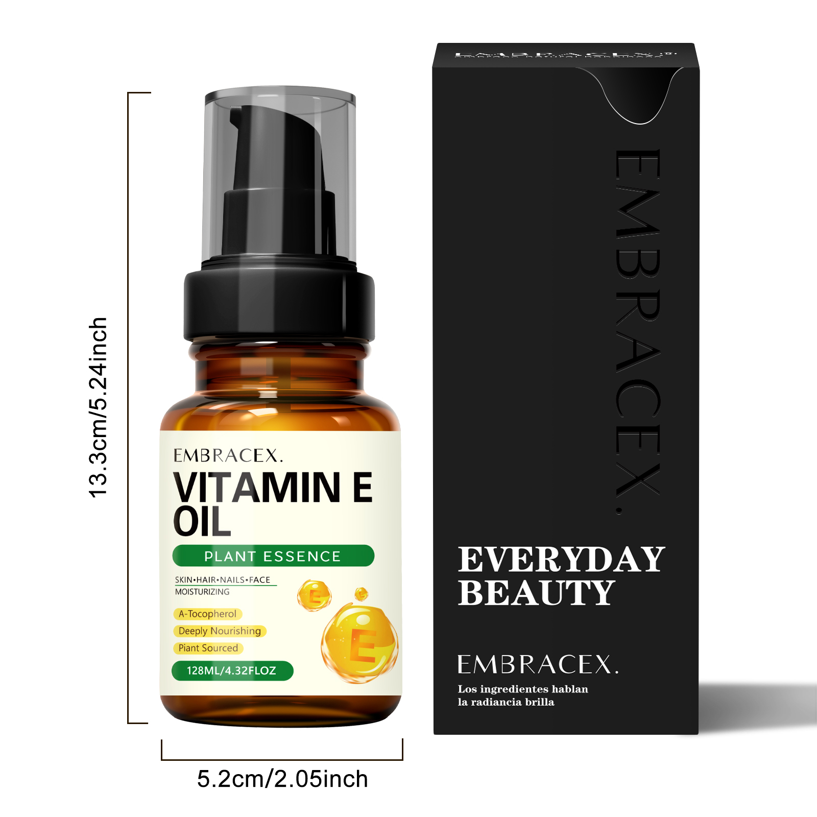 128ml Vitamin E oil Essential  - Skincare Ingredients reseña y precio