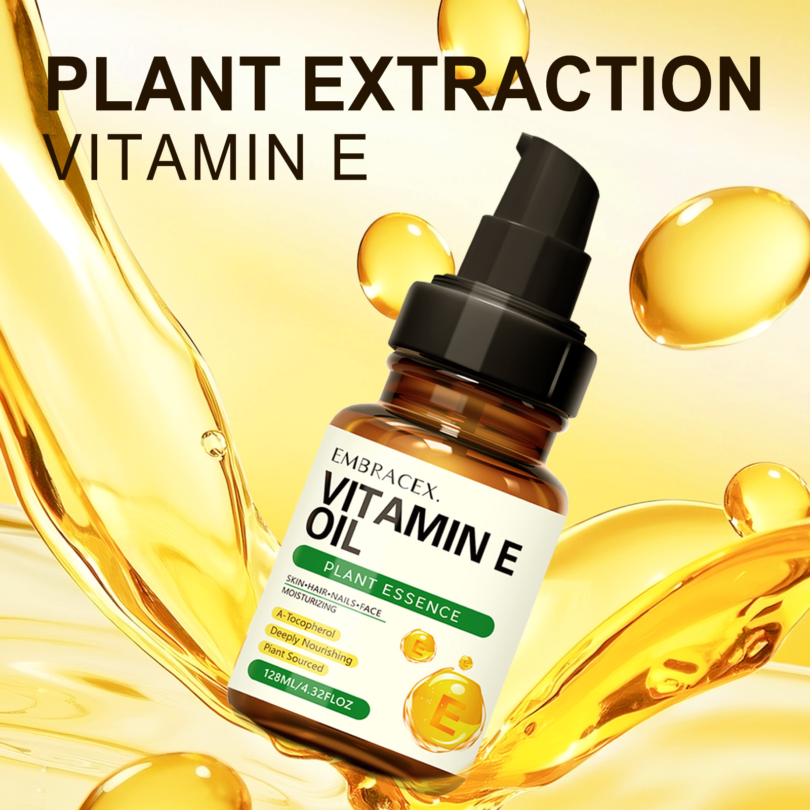 128ml Vitamin E oil Essential  - Skincare Ingredients reseña y precio