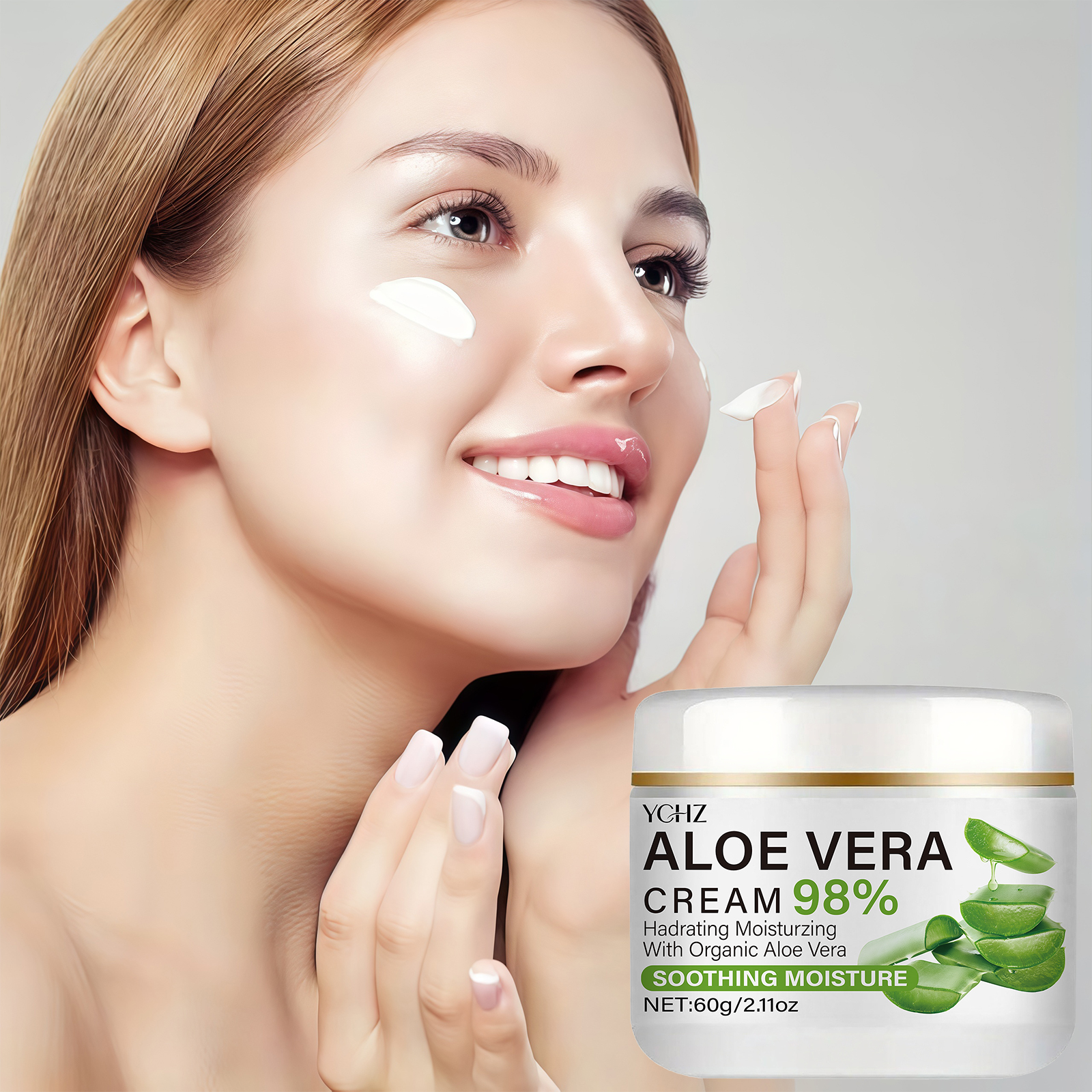 Aloe Vera Face Cream, Containi - Skincare Ingredients reseña y precio
