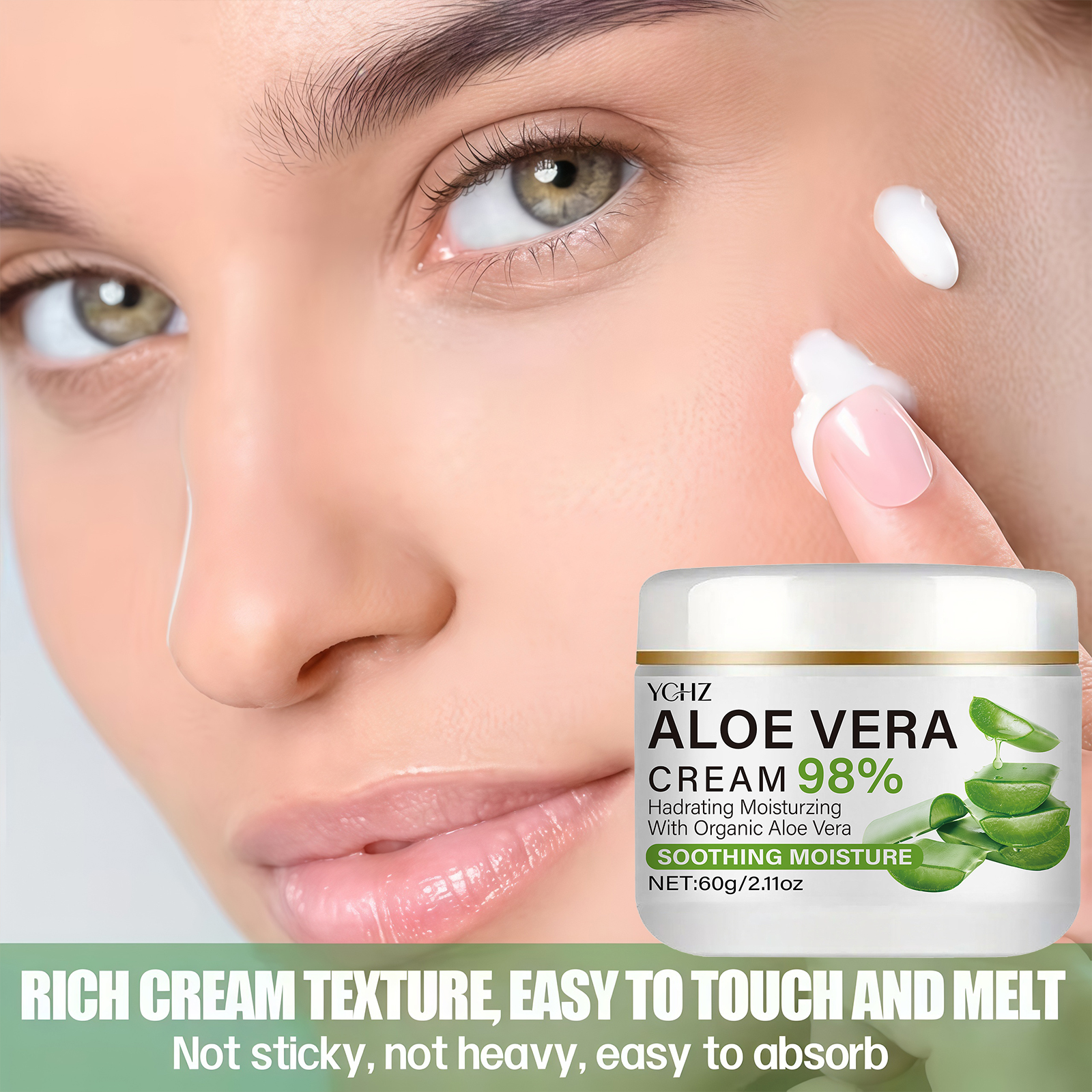 Aloe Vera Face Cream, Containi - Skincare Ingredients reseña y precio